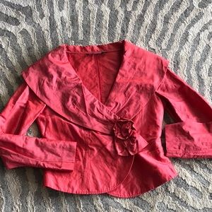 Teri Jon jacket, worn twice. Size 4, fitted.